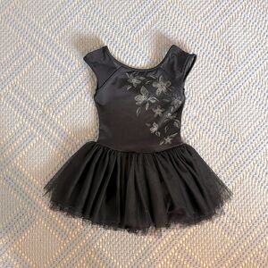 Girls black leotard
